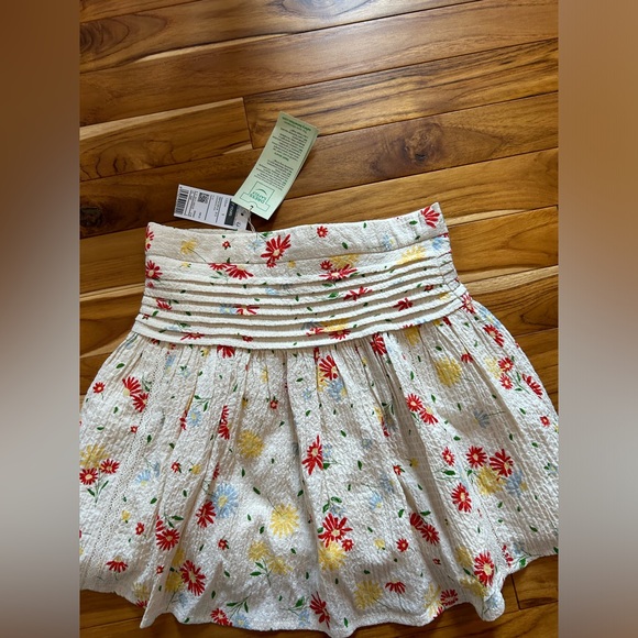 LIGHTWEIGHT FLORAL SKIRT - Picture 2 of 6